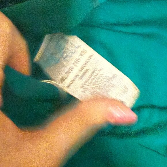 TIME AND TRU WOMEN'S TEAL TANKINI SET WITH SILVER BUTTON ACCENTS - Picture 8 of 9